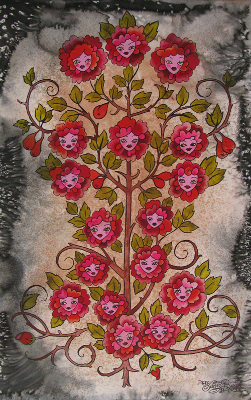 Tree (with lady flowers)